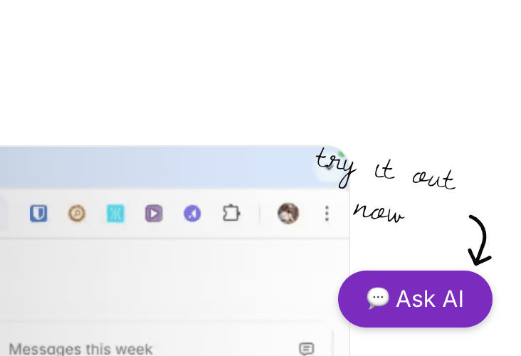 CrawlChat Ask AI Widget