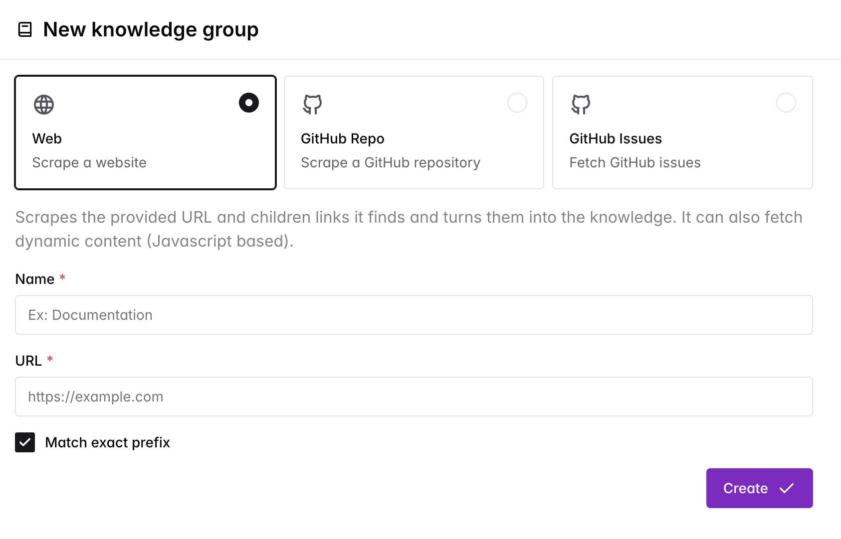 Web Knowledg group
