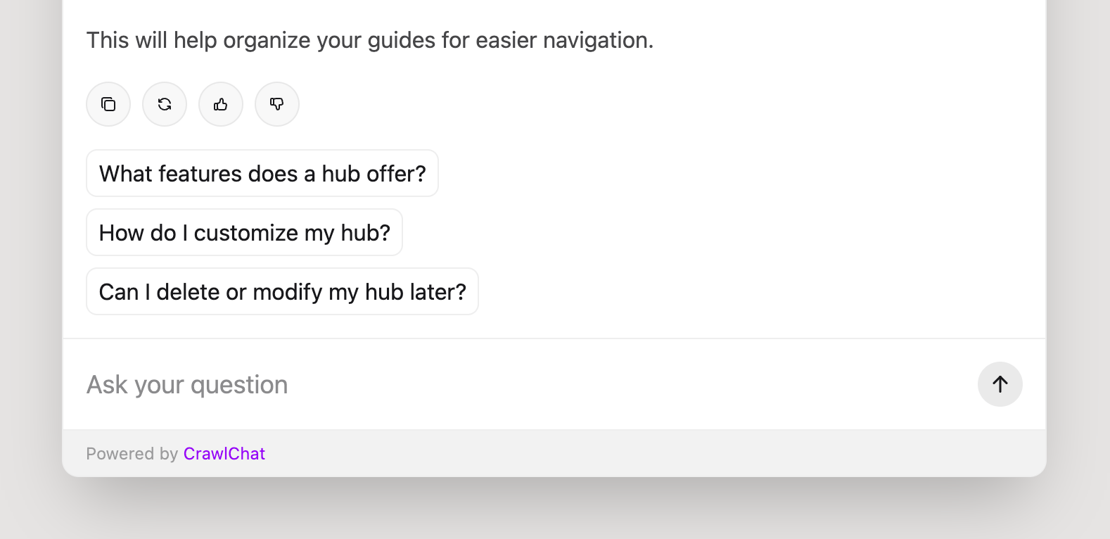 Follow up questions