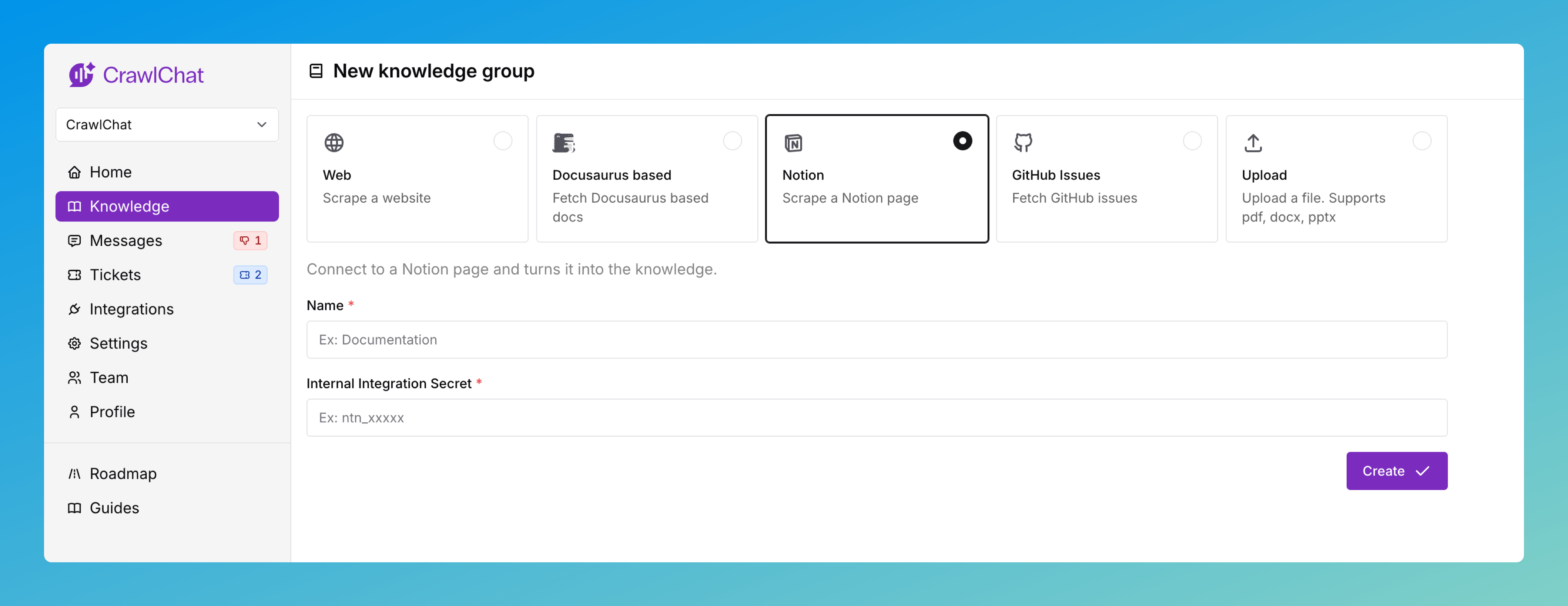 Notion connector